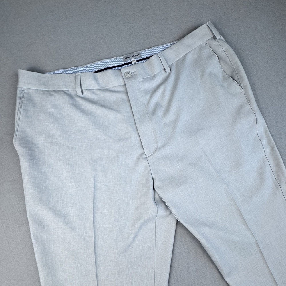 Petter Millar Charlotte Pant Men 40x30 Gray Performance Stretch Chino Golf